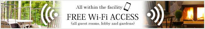 Free WiFi Internet Access Available inside the whole facility (all guest rooms, lobby and gardens)